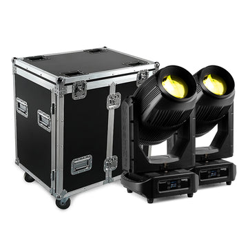 BeamZ PRO NEREID500BSW-2FC Outdoor 500W LED Hybrid Moving Head Pair