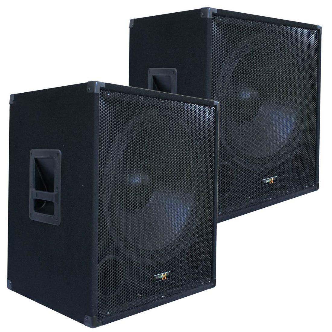 E-Lektron SUB-Q45A 18“ inch Active PA 1000W Subwoofer Pair for DJ Party Club