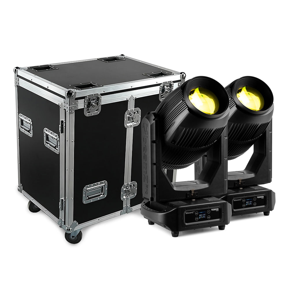 BeamZ PRO NEREID500BSW-2FC Outdoor 500W LED Hybrid Moving Head Pair