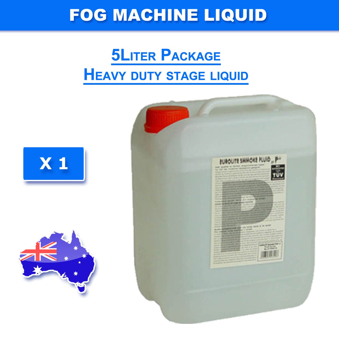 DL 5 Litre HEAVY DUTY MIST Smoke Haze Fluid Fog Water Base Juice Liquid