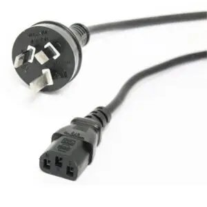 DL 1.8 Meter Power IEC Cable Computer Lead 3 Pin Plug 240V 10Amp 1.0mm SAA Approved