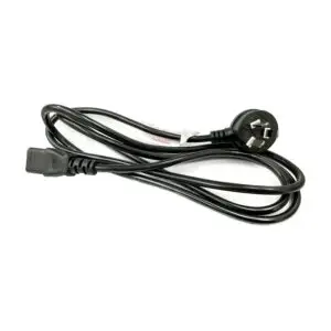 DL 1.8M IEC Right Angle Mains with C13 Black Power Cable X 1
