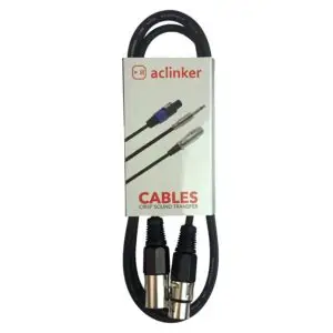 XLR Cables Heavy Duty Balanced Speaker Cable Male to Female Suitable for Microphones Speaker Systems Radio Station Stage Lighting and More