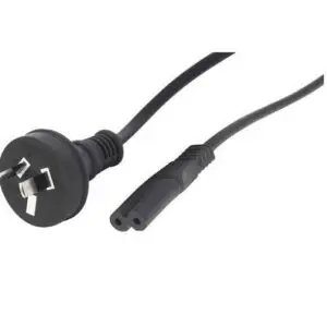 DL 1.8M IEC C7 Figure Eight power lead femail socket to 240V mains plug X 1