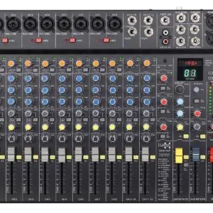 E-lektron C848 DSP effects Studio Audio Mixer 16-Channel with Bluetooth USB Play Audio interface