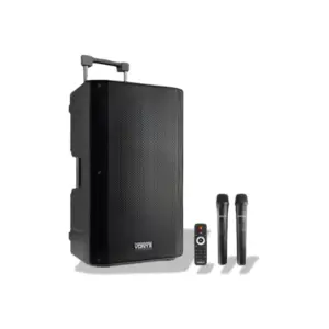 Vonyx VSA500 12″ Portable PA Speaker with Wireless Mics