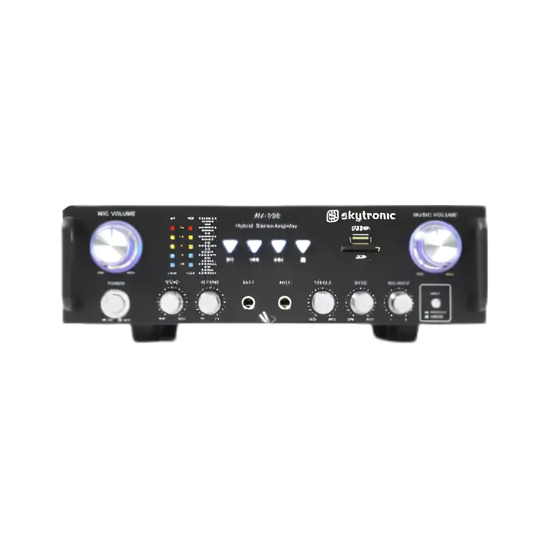 Skytronic AV-100 Stereo Karaoke amplifier MP3 - Image 5