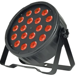 CR Lite High Power LED Light RGB 18 3-in-1 Tri Color Slim Par Can DJ Wedding with Fade Strobe Auto Sound DMX Control