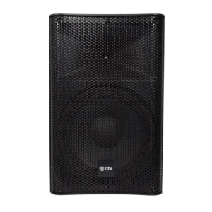 QTX Quest-15A Powerful Active PA cabinet Bluetooth FM tuner Speaker with wheels