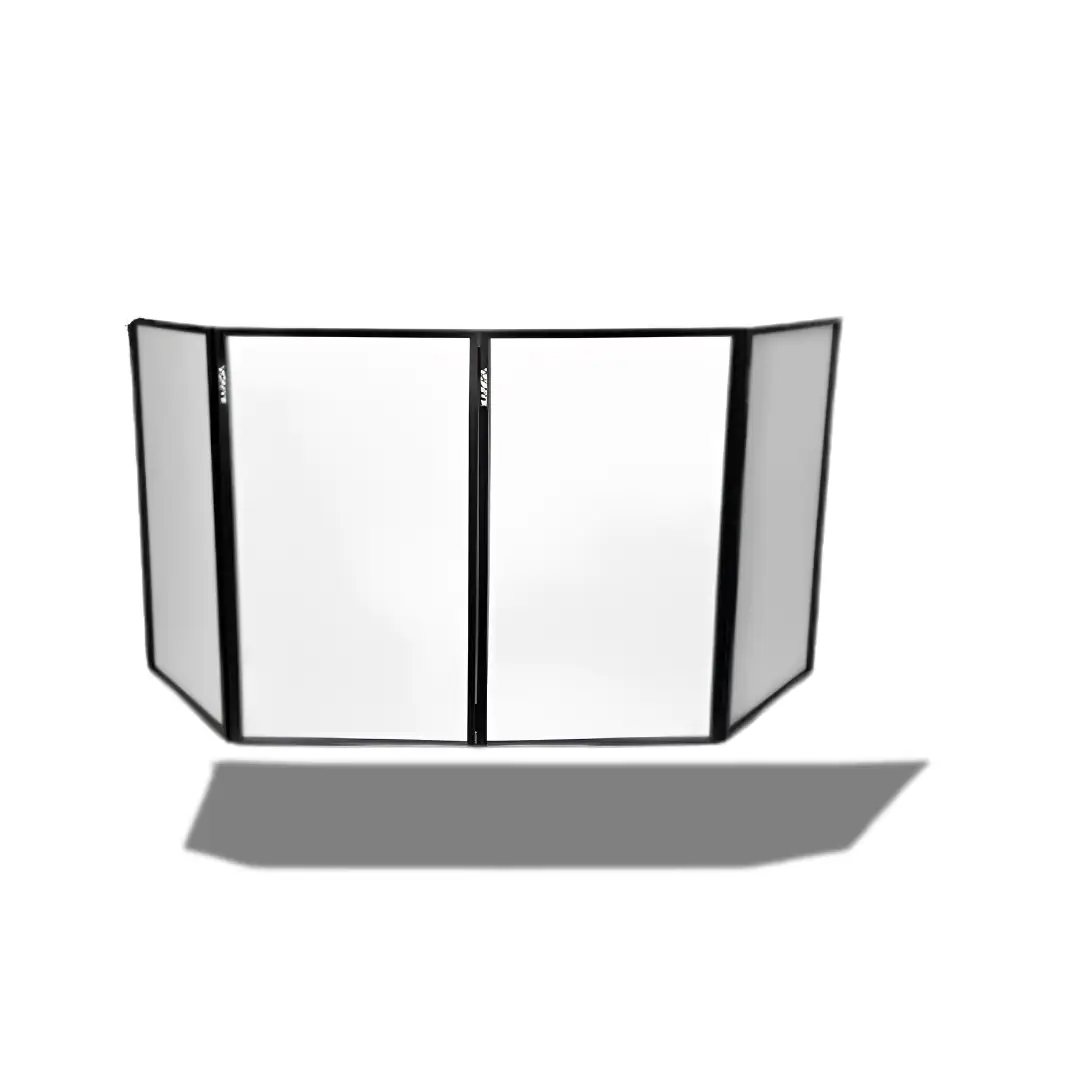 Vonyx DJ Screen Foldable DJ Facade – 4 Lycra Panels