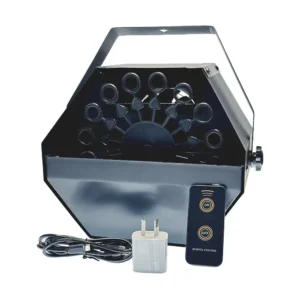 E-lektron B600-R Portable Bubble Machine Remote Control Main Power and Battery Operation
