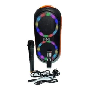 E-Lektron EL-214P Portable Bluetooth TWS Party Box with LED Light Show Wireless Mic