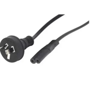 DL 1.8M IEC C7 Figure Eight power lead femail socket to 240V mains plug X 1