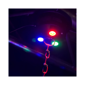CR Lite Mirror Ball Motor With Red Green Blue 1W LED Light Capacity 3.5kg