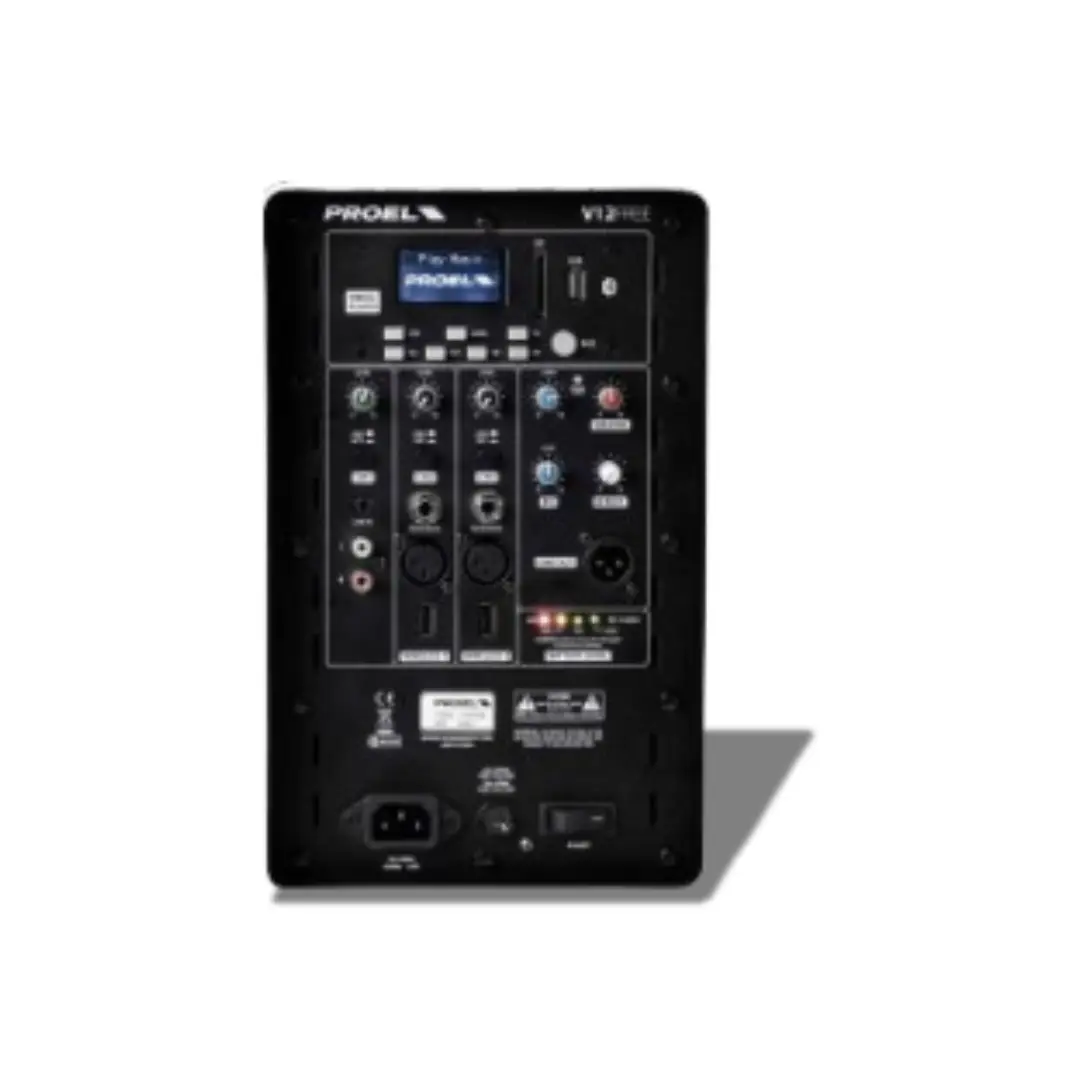 Proel V12FREE Portable All-in-One Battery-Powered 12″ Loudspeaker Sound System - Image 7