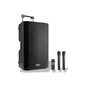 Vonyx VSA500 12″ Portable PA Speaker with Wireless Mics